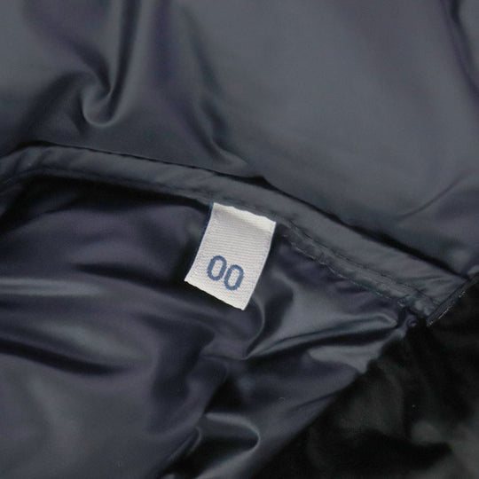 MONCLER Down jacket Outer: 100% nylon, Lining: 100% nylon, Filling: 90% down, Filling: 10% feather, Collar lining: 100% nylon Navy FER Women 00 Used Authentic