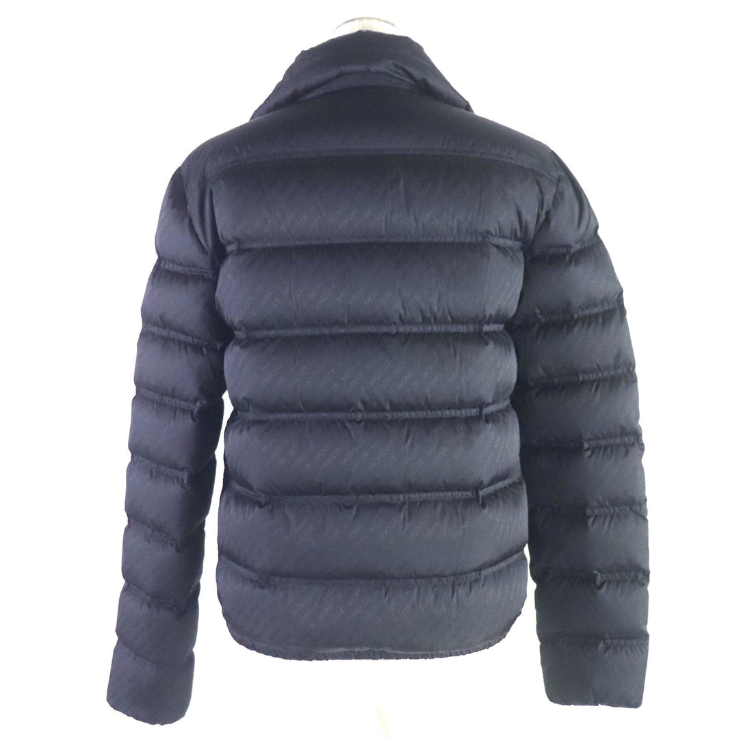 MONCLER Down jacket Outer: 100% nylon, Lining: 100% nylon, Filling: 90% down, Filling: 10% feather, Collar lining: 100% nylon Navy FER Women 00 Used Authentic