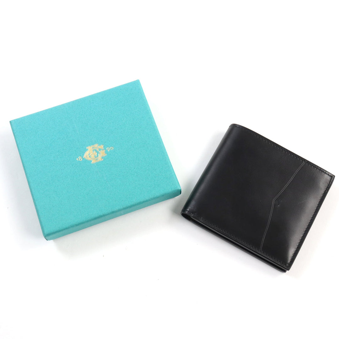 EDWARD GREEN Bifold Wallet Main: Leather black mens Used Authentic