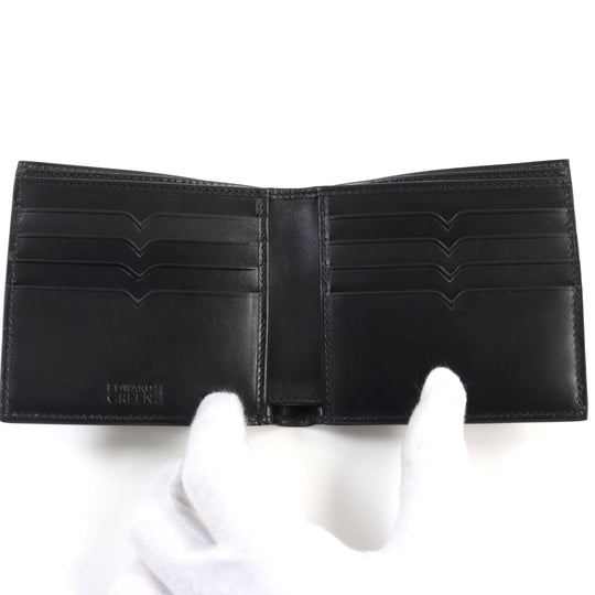 EDWARD GREEN Bifold Wallet Main: Leather black mens Used Authentic
