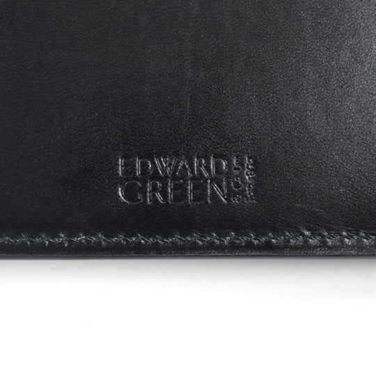 EDWARD GREEN Bifold Wallet Main: Leather black mens Used Authentic