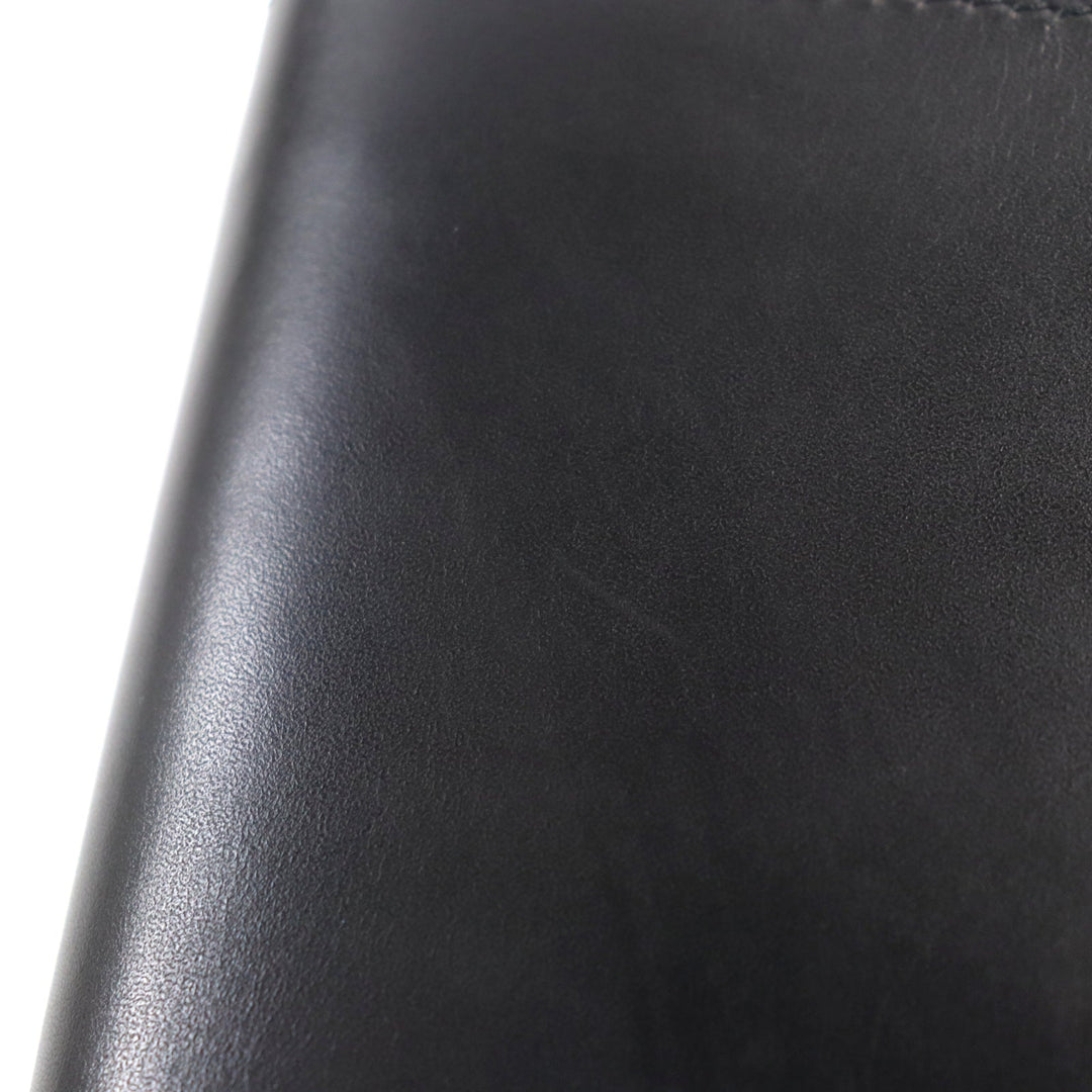 EDWARD GREEN Bifold Wallet Main: Leather black mens Used Authentic