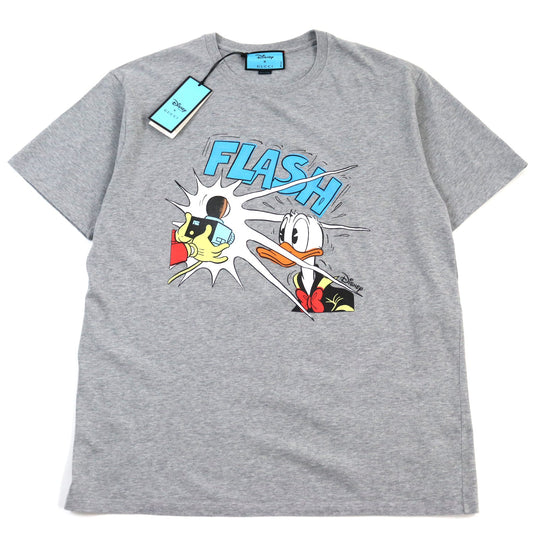 GUCCI Short sleeve T-shirt 548334 XJDAE Main: 100% cotton gray mens XXL Used Authentic