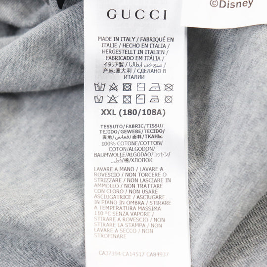 GUCCI Short sleeve T-shirt 548334 XJDAE Main: 100% cotton gray mens XXL Used Authentic