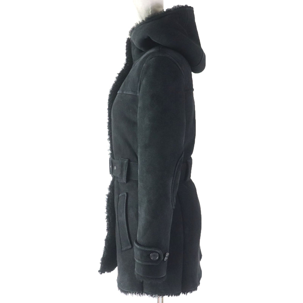 PRADA Mouton coat Main: Mouton black Women 38 Used Authentic