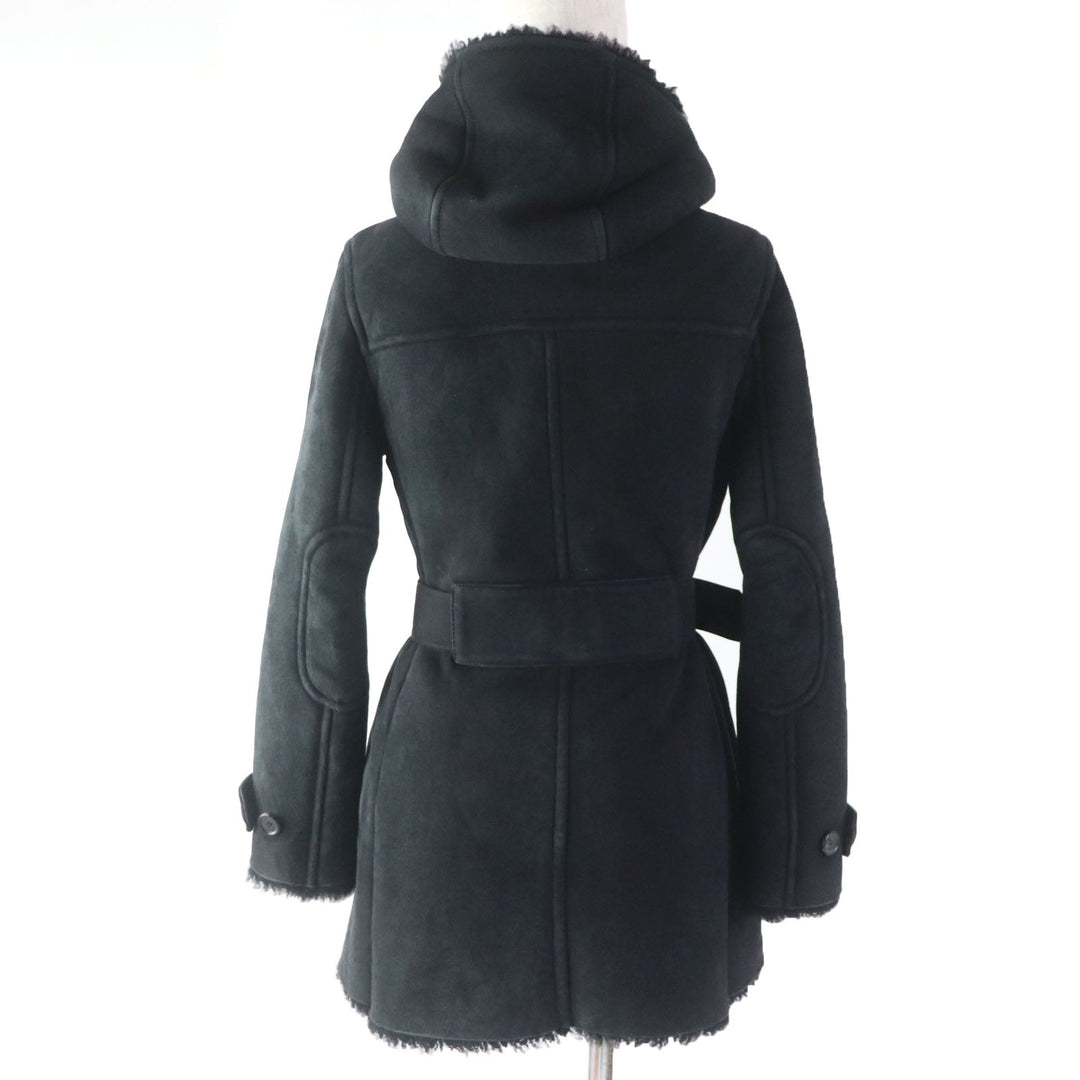 PRADA Mouton coat Main: Mouton black Women 38 Used Authentic