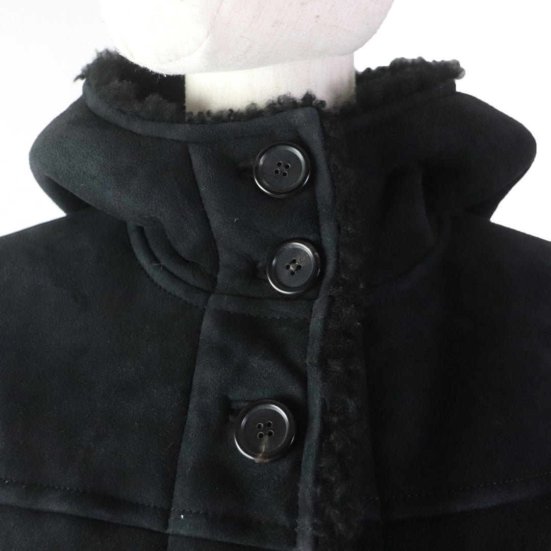 PRADA Mouton coat Main: Mouton black Women 38 Used Authentic