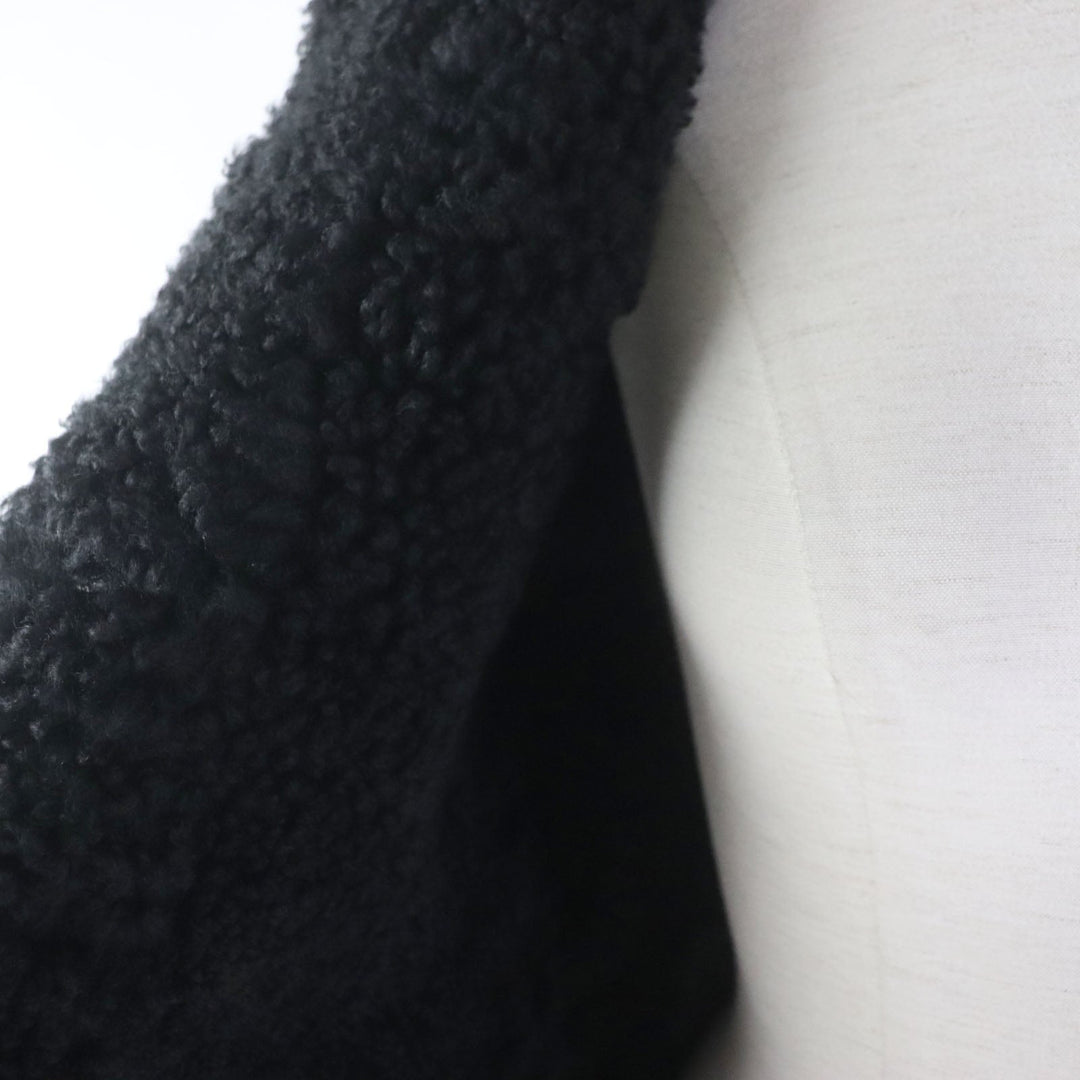 PRADA Mouton coat Main: Mouton black Women 38 Used Authentic