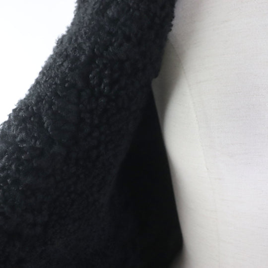 PRADA Mouton coat Main: Mouton black Women 38 Used Authentic