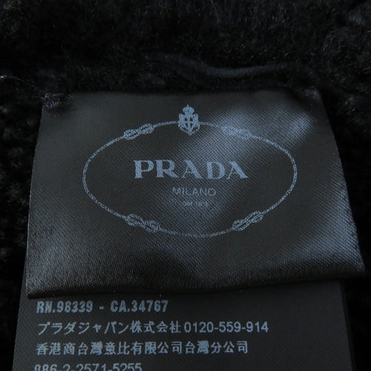 PRADA Mouton coat Main: Mouton black Women 38 Used Authentic