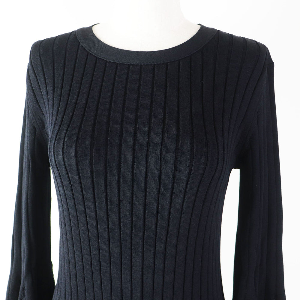 FOXEY NEW YORK COLLECTION one piece 40593 Main: 77% acetate, Main: 23% nylon Dark navy Dress Ballerina Tulip Women 40 Used Authentic