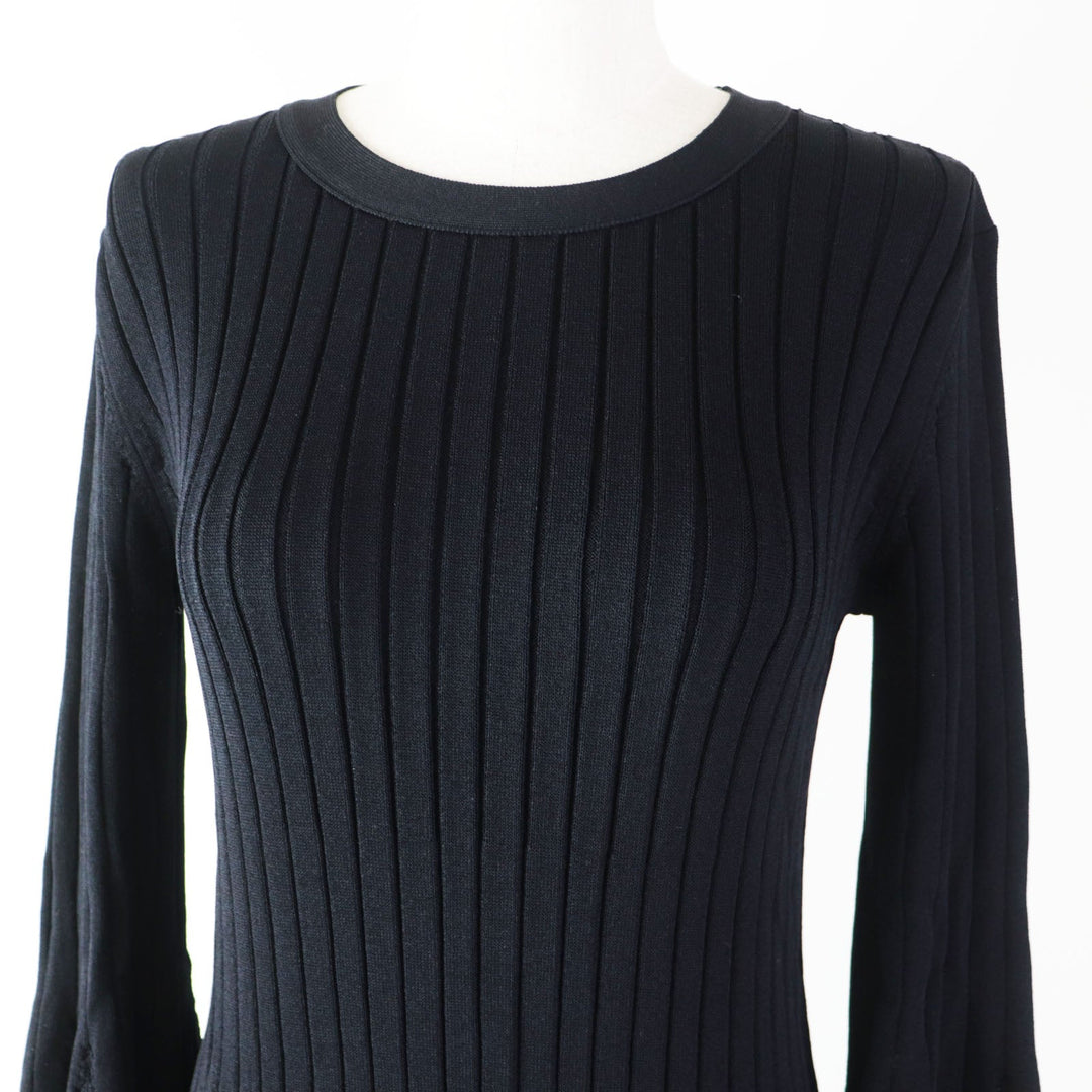 FOXEY NEW YORK COLLECTION one piece 40593 Main: 77% acetate, Main: 23% nylon Dark navy Dress Ballerina Tulip Women 40 Used Authentic