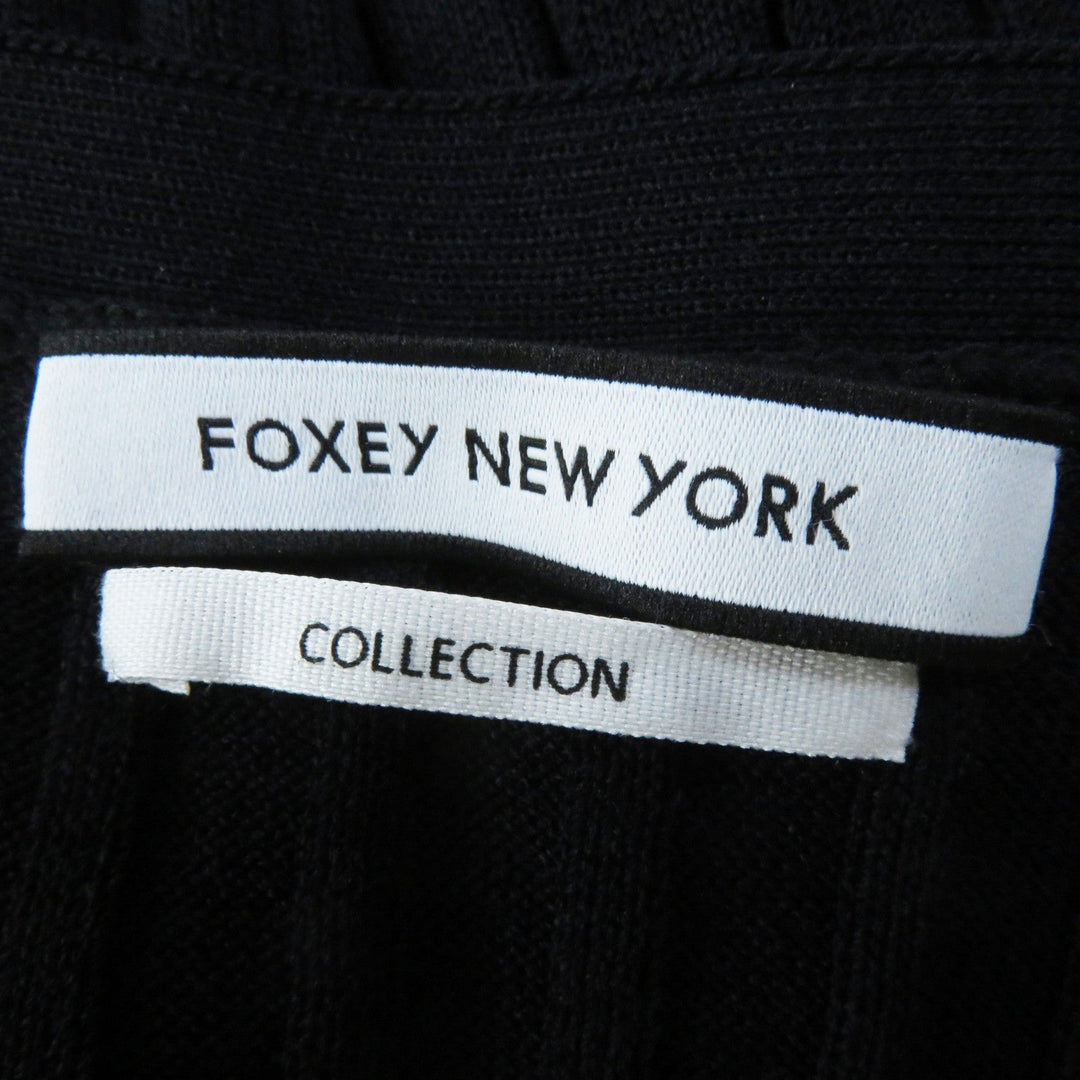 FOXEY NEW YORK COLLECTION one piece 40593 Main: 77% acetate, Main: 23% nylon Dark navy Dress Ballerina Tulip Women 40 Used Authentic