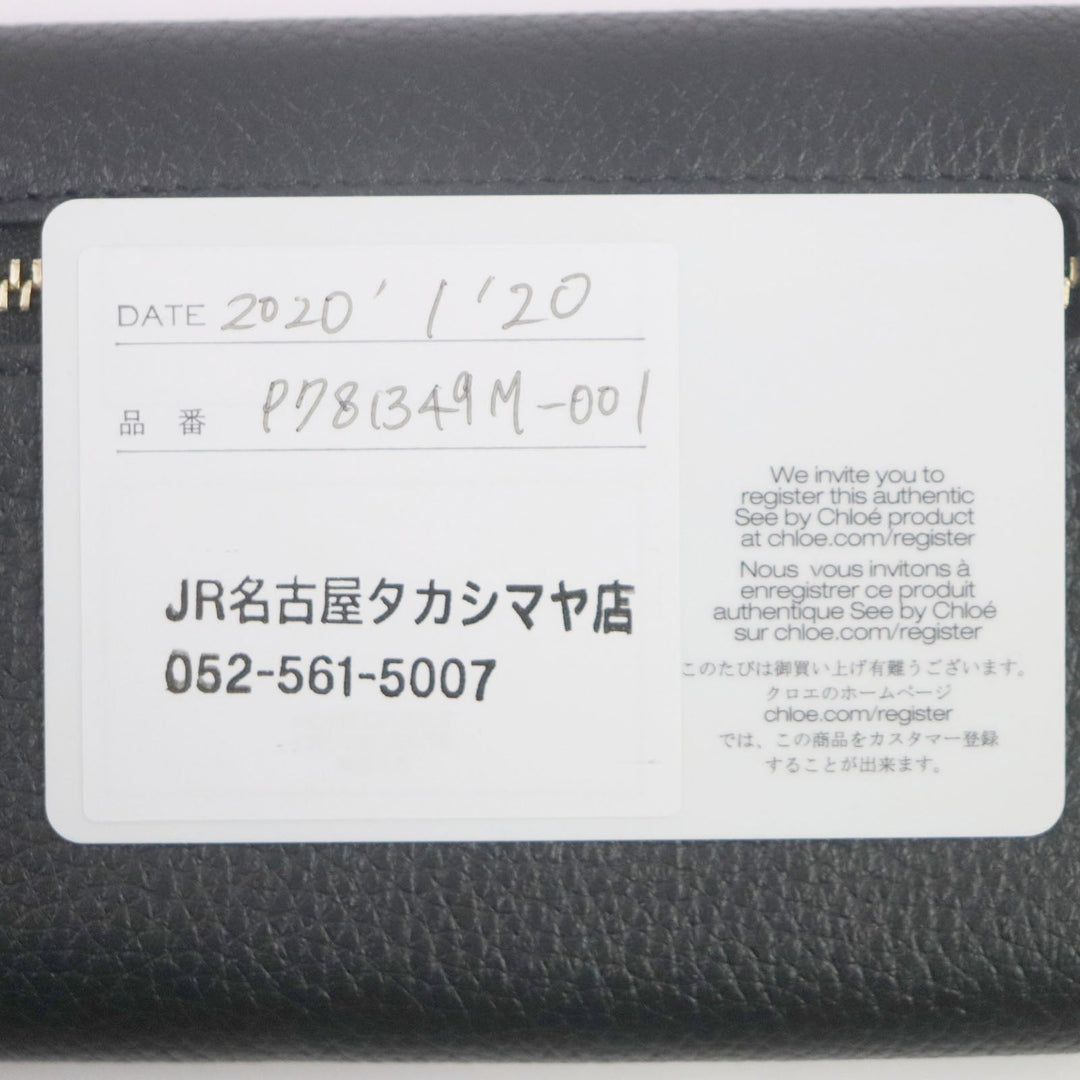 SEE BY CHLOE Tri-fold wallet CHS17WP781349001 Main: Leather black Lizzie Women Used Authentic
