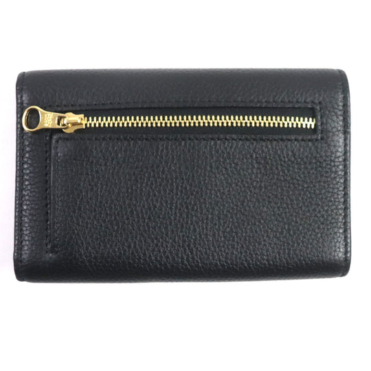 SEE BY CHLOE Tri-fold wallet CHS17WP781349001 Main: Leather black Lizzie Women Used Authentic