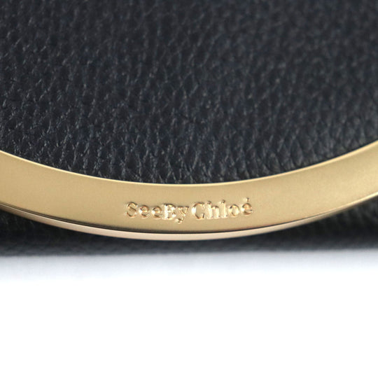 SEE BY CHLOE Tri-fold wallet CHS17WP781349001 Main: Leather black Lizzie Women Used Authentic