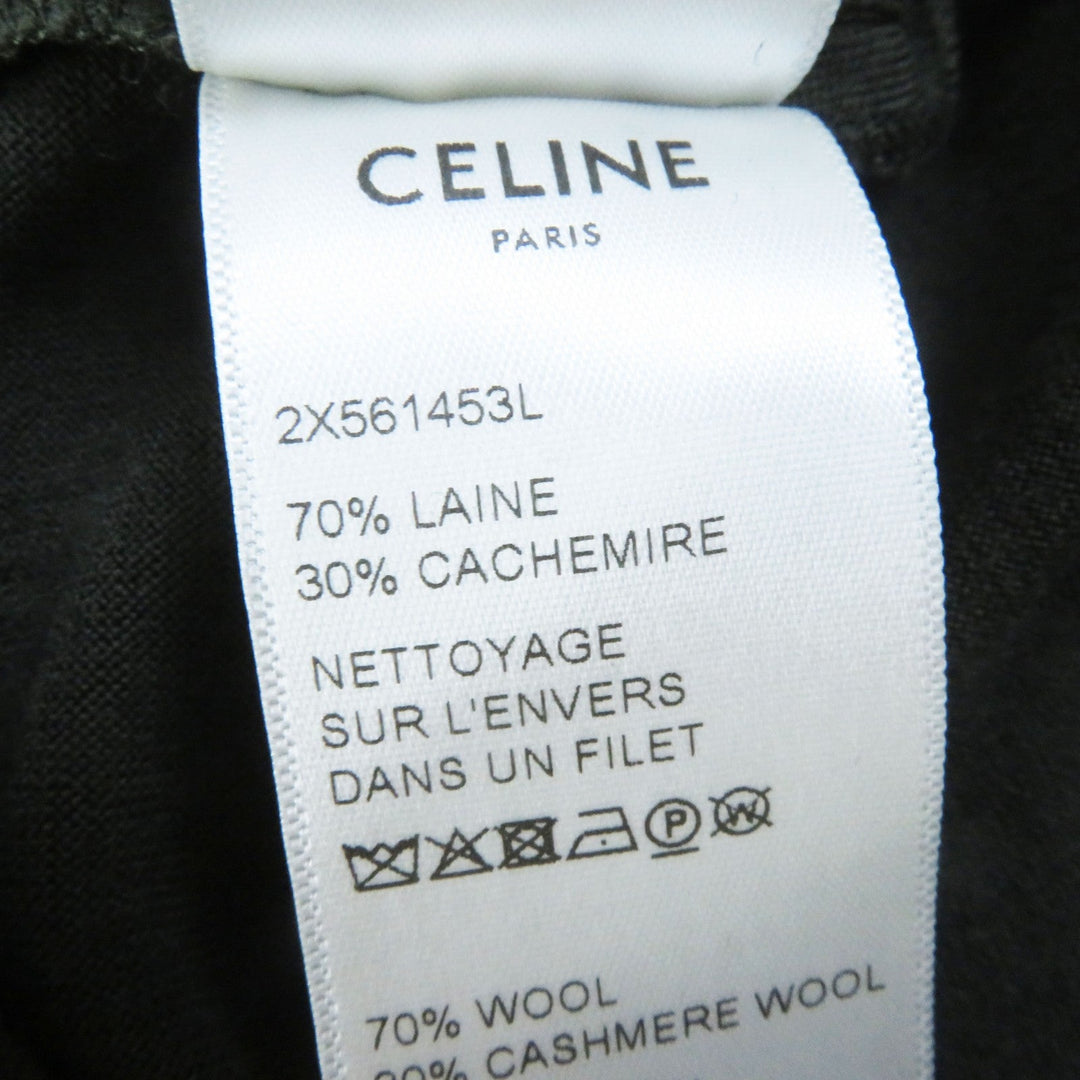 CELINE one piece 2X561453L Outer material: 70% wool, Outer material: 30% cashmere khaki Women XS Used Authentic