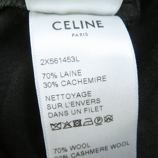 CELINE one piece 2X561453L Outer material: 70% wool, Outer material: 30% cashmere khaki Women XS Used Authentic