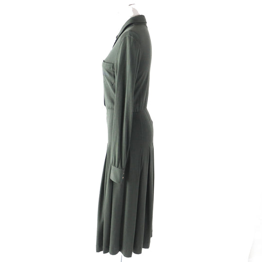 CELINE one piece 2X561453L Outer material: 70% wool, Outer material: 30% cashmere khaki Women XS Used Authentic
