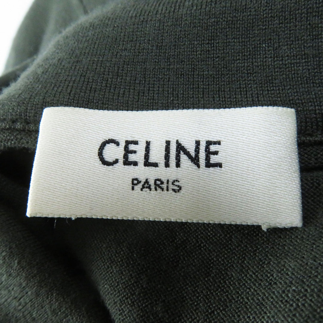CELINE one piece 2X561453L Outer material: 70% wool, Outer material: 30% cashmere khaki Women XS Used Authentic