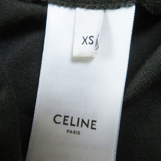 CELINE one piece 2X561453L Outer material: 70% wool, Outer material: 30% cashmere khaki Women XS Used Authentic
