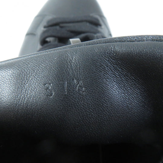 HERMES High cut sneakers 222183Z Main: Leather black Women 37.5 Used Authentic