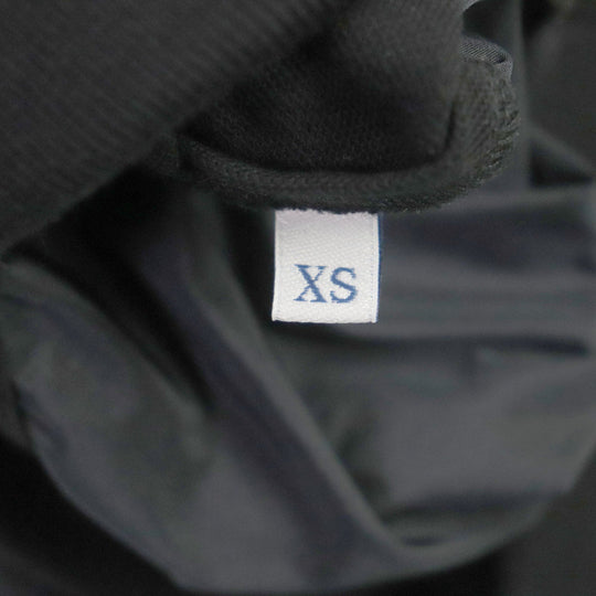 MONCLER Short sleeve polo shirt Main: 100% cotton, back body: 100% polyester black Women XS Used Authentic