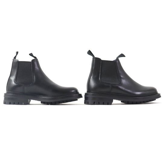BURBERRY short boots Upper: Cowhide, Polyurethane, Cotton Sole: Rubber black DEE LOW Women 2 Used Authentic