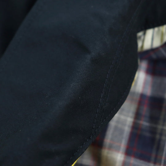 JUNYA WATANABE COMME des GARCONS coat WE-C002 Outer material: 100% cotton, Lining: 100% cotton, Sleeve lining: 100% cupra, Leather part: artificial leather Navy yellow mens S Used Authentic