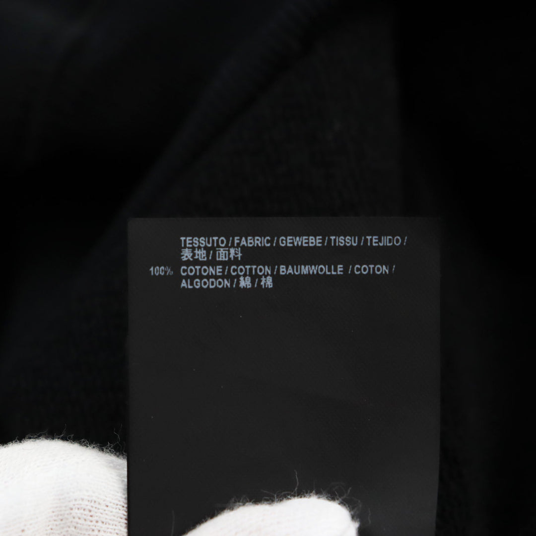 BALENCIAGA Hoodie 518215 Main: 100% cotton black mens XS Used Authentic