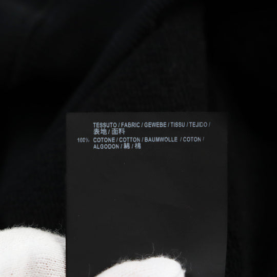 BALENCIAGA Hoodie 518215 Main: 100% cotton black mens XS Used Authentic