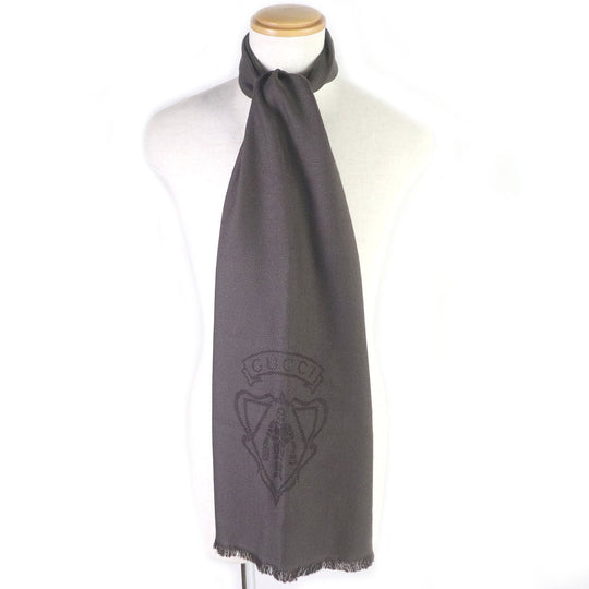 GUCCI Scarf Main: 100% wool Brown mens Used Authentic