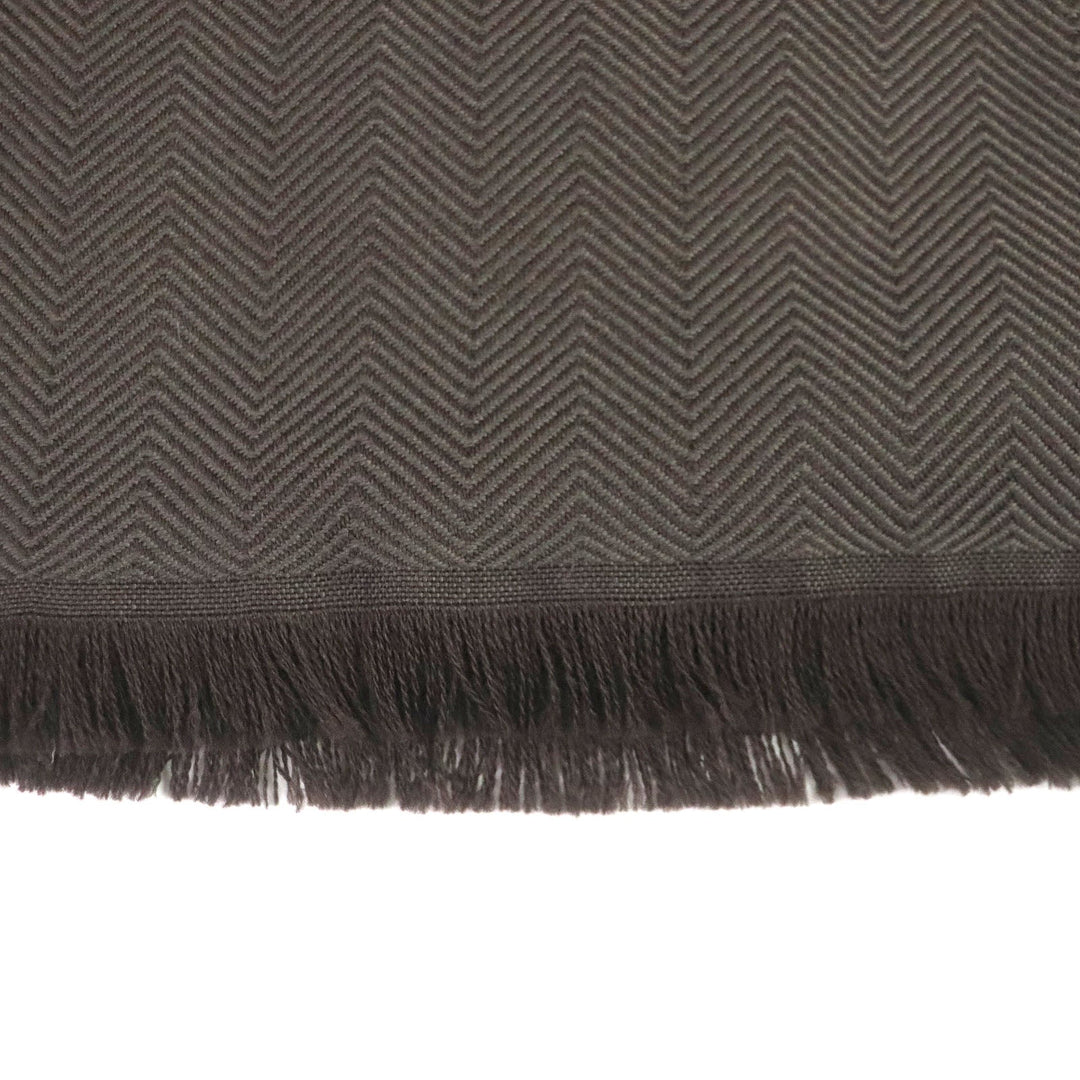 GUCCI Scarf Main: 100% wool Brown mens Used Authentic