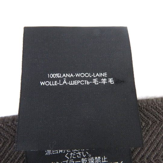 GUCCI Scarf Main: 100% wool Brown mens Used Authentic