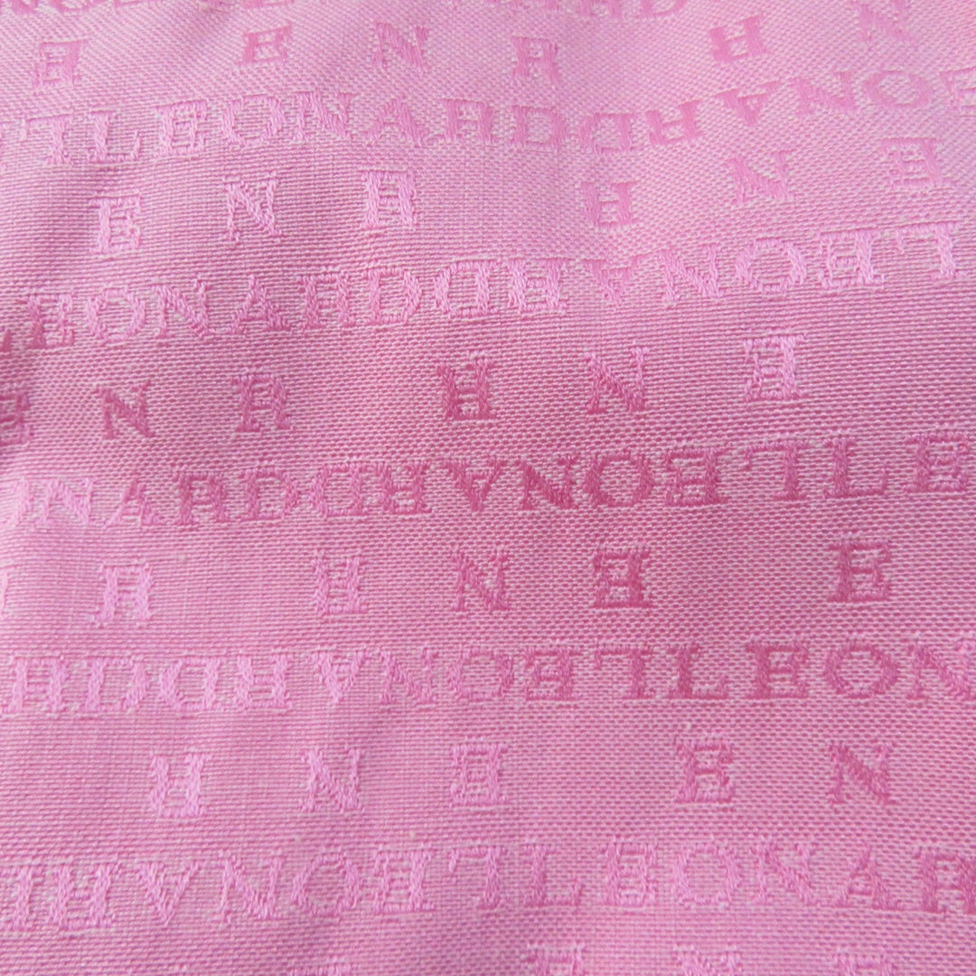 LEONARD Jacket 0351454 Main: 71% silk, Main: 27% cotton, Main: 2% polyurethane, Part: 100% cotton pink Women 11R Used Authentic
