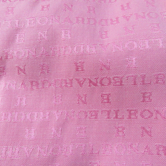 LEONARD Jacket 0351454 Main: 71% silk, Main: 27% cotton, Main: 2% polyurethane, Part: 100% cotton pink Women 11R Used Authentic