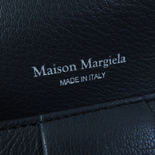 Maison Margiela Shoulder Bag SB1WD0002 Main: Leather Navy white NEW LOCK New Lock Horizontal Women Used Authentic