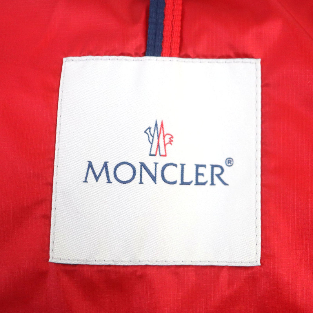 MONCLER Down vest Outer: 100% nylon, Lining: 100% nylon, Filling: 90% down, Filling: 10% feather, Hood: 100% nylon, Collar: 100% nylon, Yoke: 100% nylon Red black OPHRYS mens 3 Used Authentic