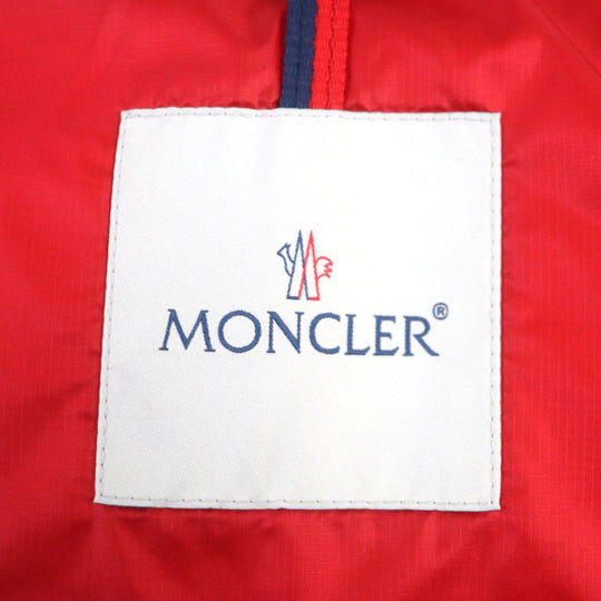 MONCLER Down vest Outer: 100% nylon, Lining: 100% nylon, Filling: 90% down, Filling: 10% feather, Hood: 100% nylon, Collar: 100% nylon, Yoke: 100% nylon Red black OPHRYS mens 3 Used Authentic