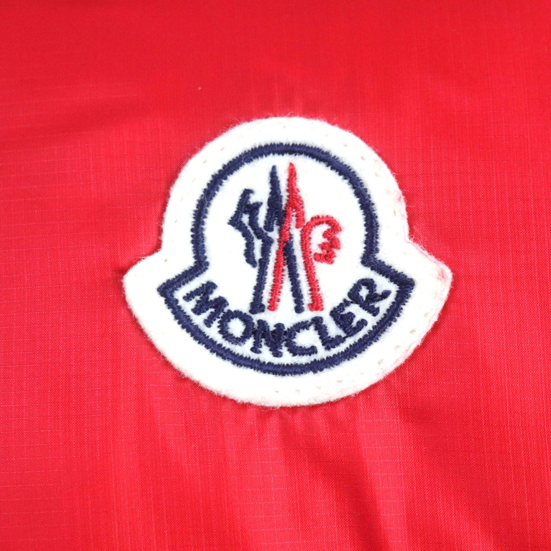MONCLER Down vest Outer: 100% nylon, Lining: 100% nylon, Filling: 90% down, Filling: 10% feather, Hood: 100% nylon, Collar: 100% nylon, Yoke: 100% nylon Red black OPHRYS mens 3 Used Authentic