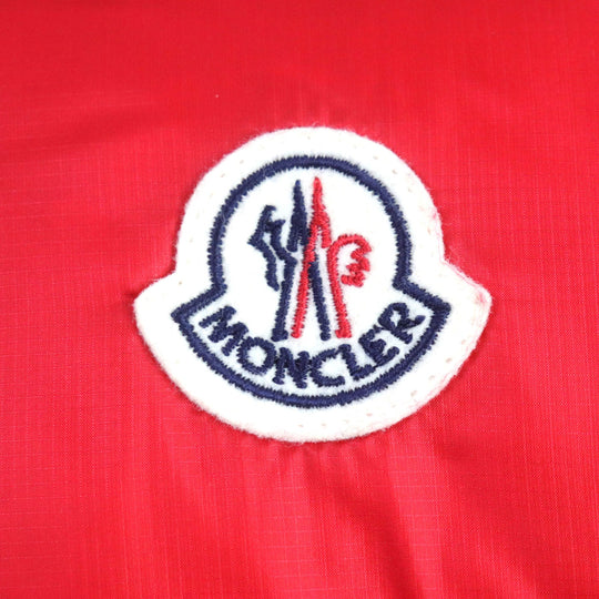 MONCLER Down vest Outer: 100% nylon, Lining: 100% nylon, Filling: 90% down, Filling: 10% feather, Hood: 100% nylon, Collar: 100% nylon, Yoke: 100% nylon Red black OPHRYS mens 3 Used Authentic