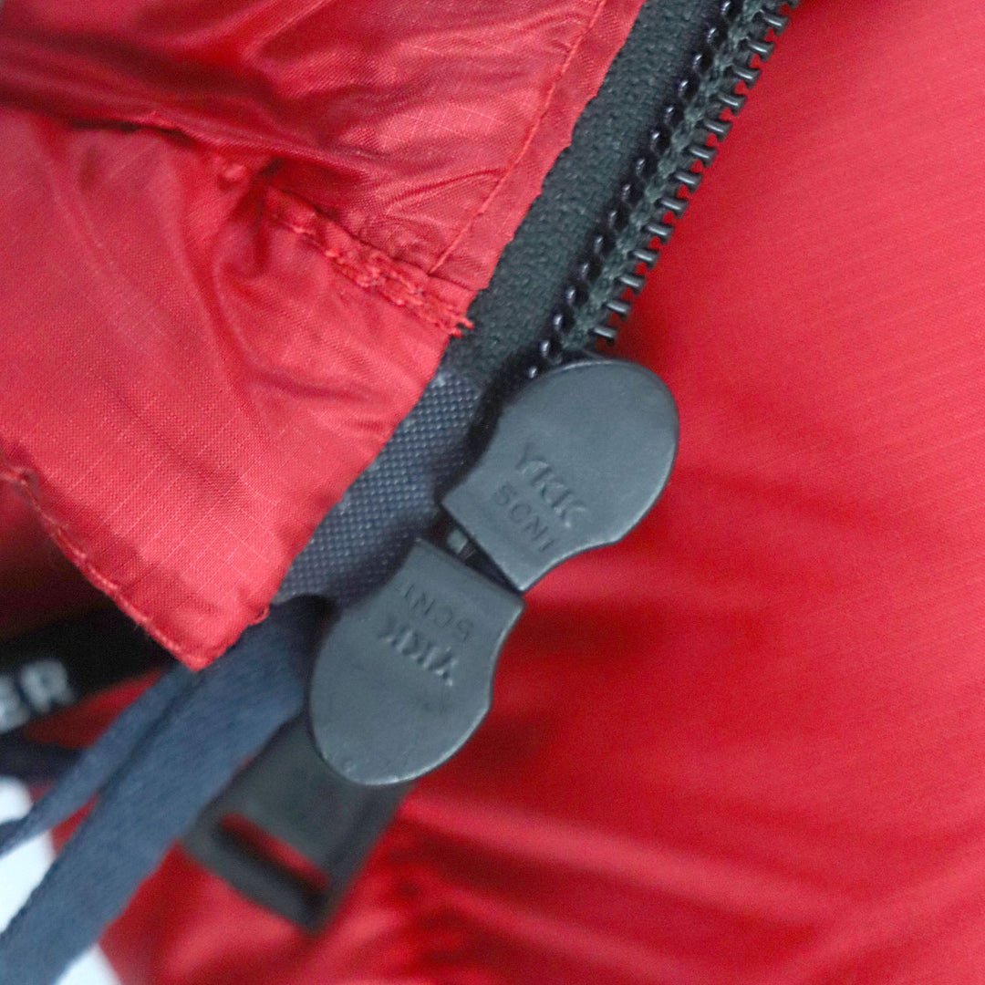 MONCLER Down vest Outer: 100% nylon, Lining: 100% nylon, Filling: 90% down, Filling: 10% feather, Hood: 100% nylon, Collar: 100% nylon, Yoke: 100% nylon Red black OPHRYS mens 3 Used Authentic