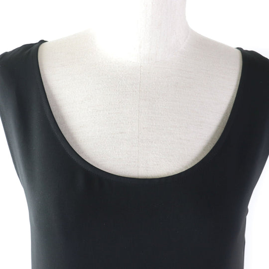 FOXEY one piece 36754 Main: 100% polyester, part: 33% rayon, part: 33% polyester, part: 29% wool, part: 5% polyurethane, other fabric: 65% polyester, 35% triacetate black Women 40 Used Authentic