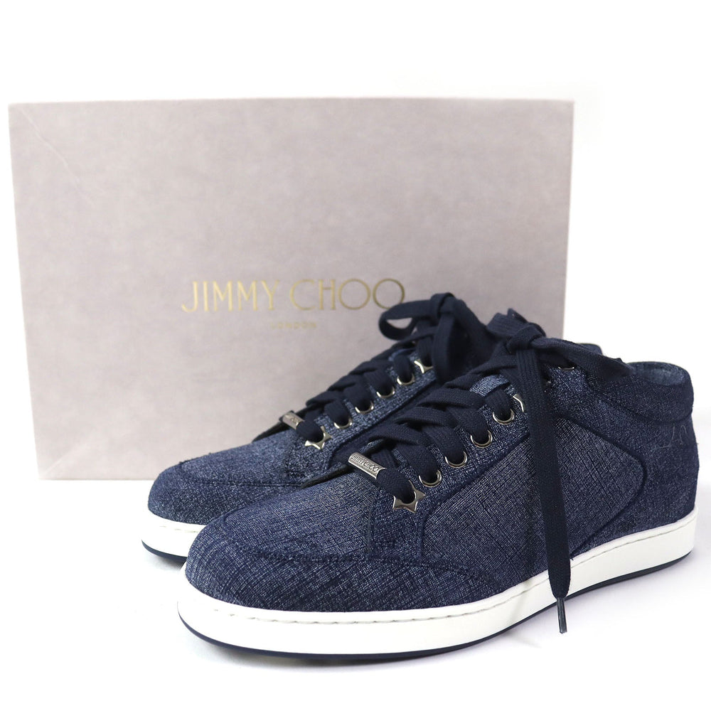 JIMMY CHOO sneakers Main: Denim Light indigo MIAMI Women 35 Used Authentic