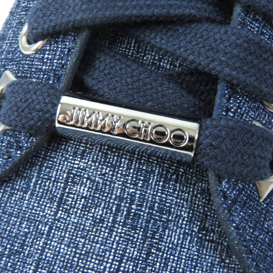 JIMMY CHOO sneakers Main: Denim Light indigo MIAMI Women 35 Used Authentic