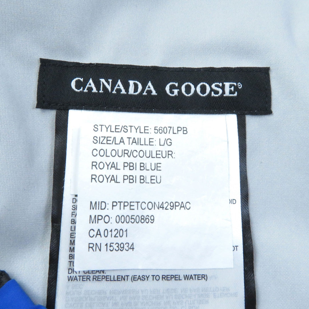 CANADA GOOSE Jacket 5607LPB Nylon blue SEABOARD JACKET LG (170/96A)