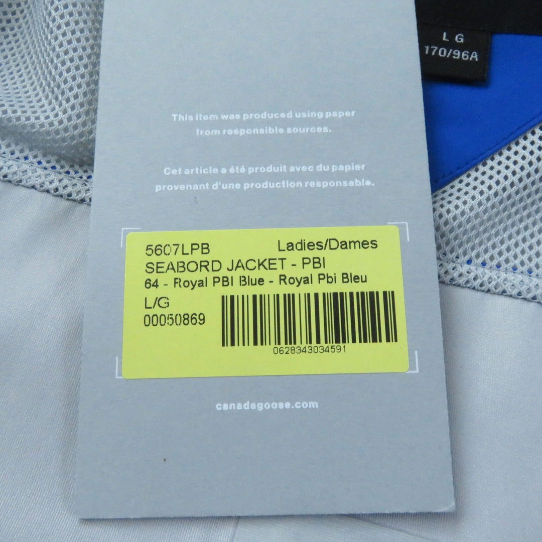 CANADA GOOSE Jacket 5607LPB Nylon blue SEABOARD JACKET LG (170/96A)