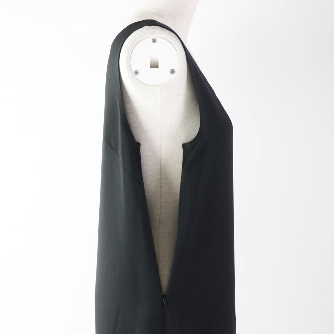 FOXEY one piece 38024 Outer: 67% rayon, Outer: 33% polyester, Part: 100% polyester, Part: 85% cotton, Part: 15% rayon black Knit Dress Lady Knit Women 38 Used Authentic