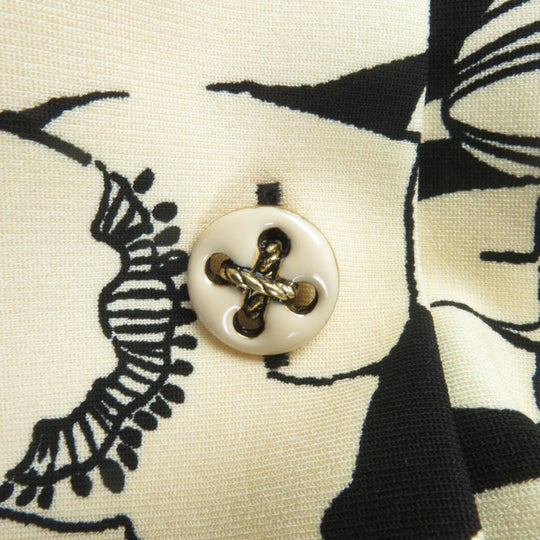 GUCCI one piece 653181 Main: 93% rayon, Main: 7% polyurethane Black beige Women M Used Authentic