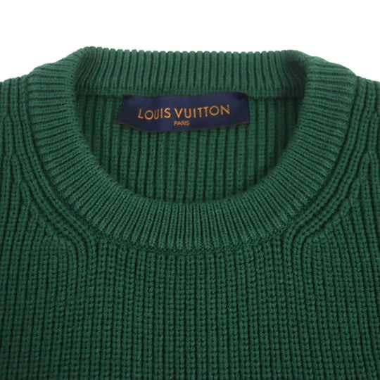 LOUIS VUITTON knit Main: 51% cotton, Main: 49% polyester Multi rasta color jamaica mens L Used Authentic